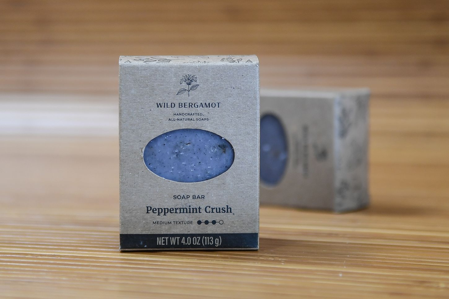 Wild Bergamot Peppermint Crush Exfoliating Soap (All Natural) - Retail